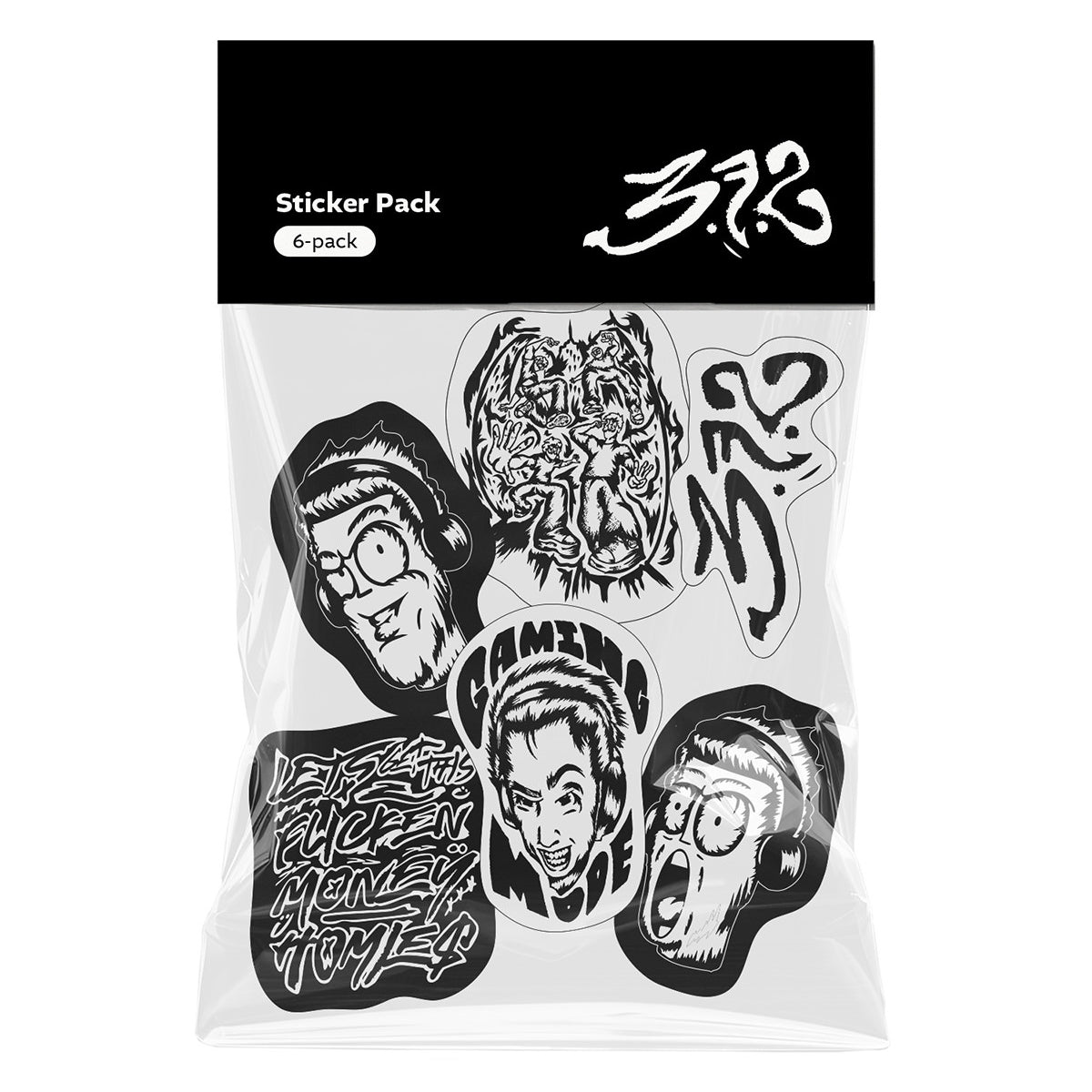 Pack 3 Stickers Graffiti FIYA - Original KEVERONEZ MSK - Neuf